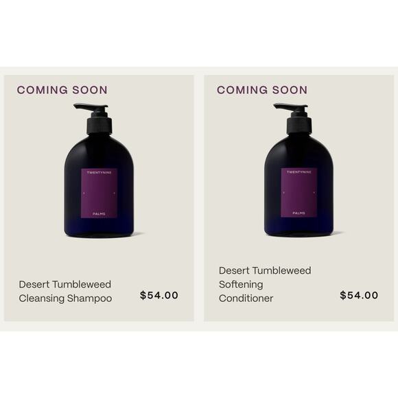 $108 New Twentynine Palms Desert Tumbleweed Shampoo & Conditioner - Picture 2 of 10